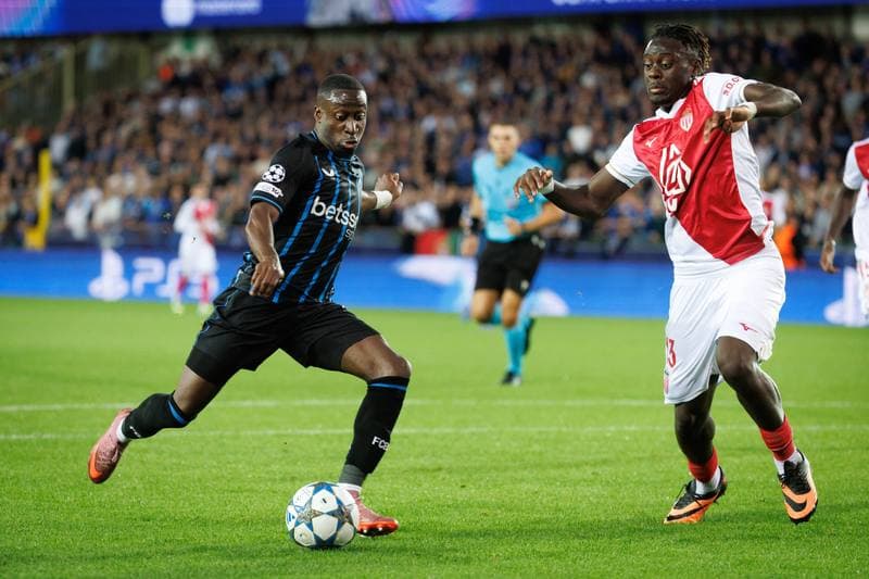 Football. UEFA Champions League. Club Brugge - AS Monaco. 18.09.2025