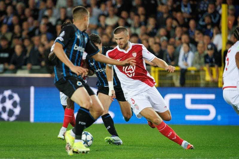 Football. UEFA Champions League. Club Brugge - AS Monaco. 18.09.2025