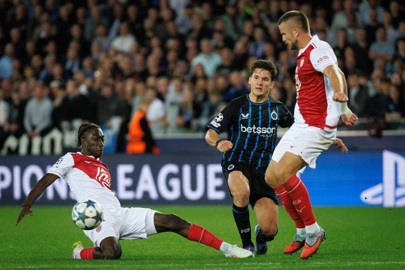Football. UEFA Champions League. Club Brugge - AS Monaco. 18.09.2025