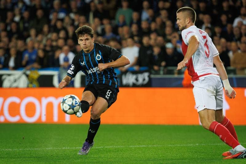 Football. UEFA Champions League. Club Brugge - AS Monaco. 18.09.2025