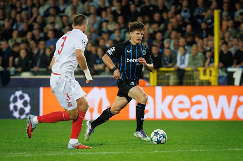 Football. UEFA Champions League. Club Brugge - AS Monaco. 18.09.2025