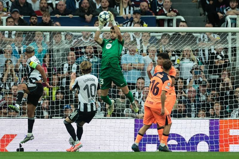 Football. UEFA Champions League. Newcastle United - Barcelona. 18.09.2025