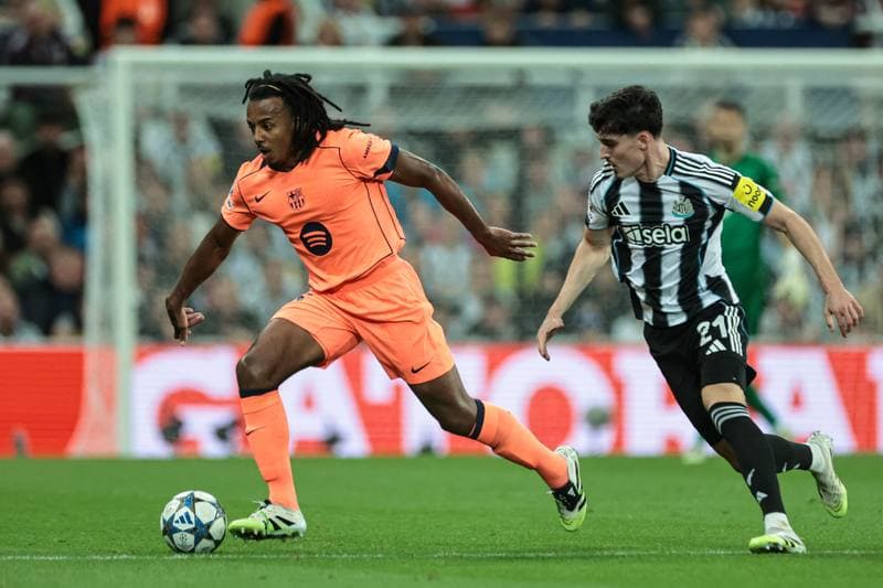 Football. UEFA Champions League. Newcastle United - Barcelona. 18.09.2025