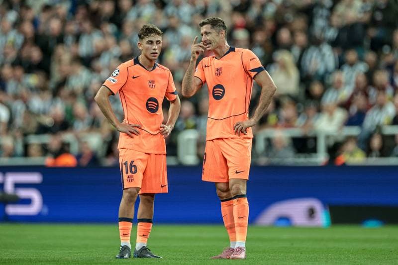 Football. UEFA Champions League. Newcastle United - Barcelona. 18.09.2025