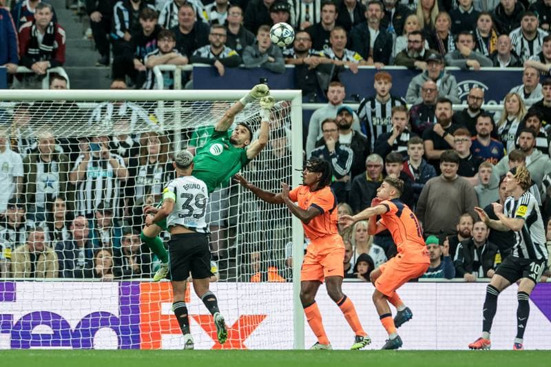Football. UEFA Champions League. Newcastle United - Barcelona. 18.09.2025