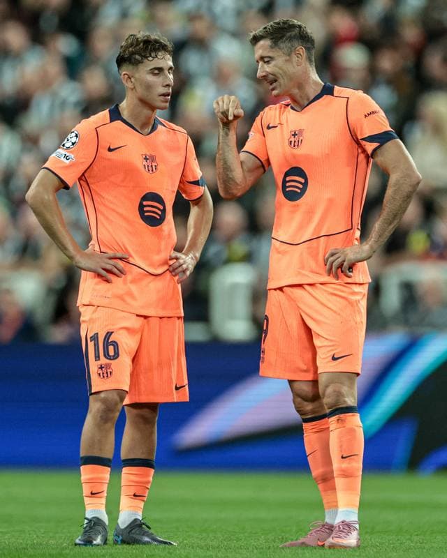 Football. UEFA Champions League. Newcastle United - Barcelona. 18.09.2025