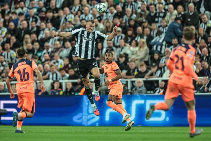 Football. UEFA Champions League. Newcastle United - Barcelona. 18.09.2025