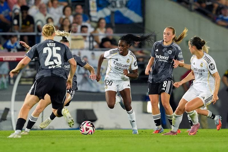 Football. UEFA Women's Champions League. Real Madrid CF - Eintracht Frankfurt. 18.09.2025