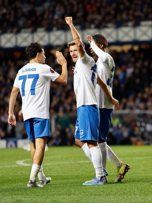 Football. UEFA Europa League. Rangers - KRC Genk. 25.09.2025
