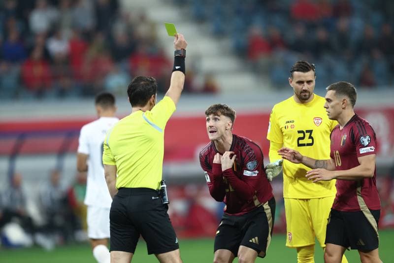 Football. FIFA World Cup Qualifiers. Belgium - North Macedonia. 10.10.2025