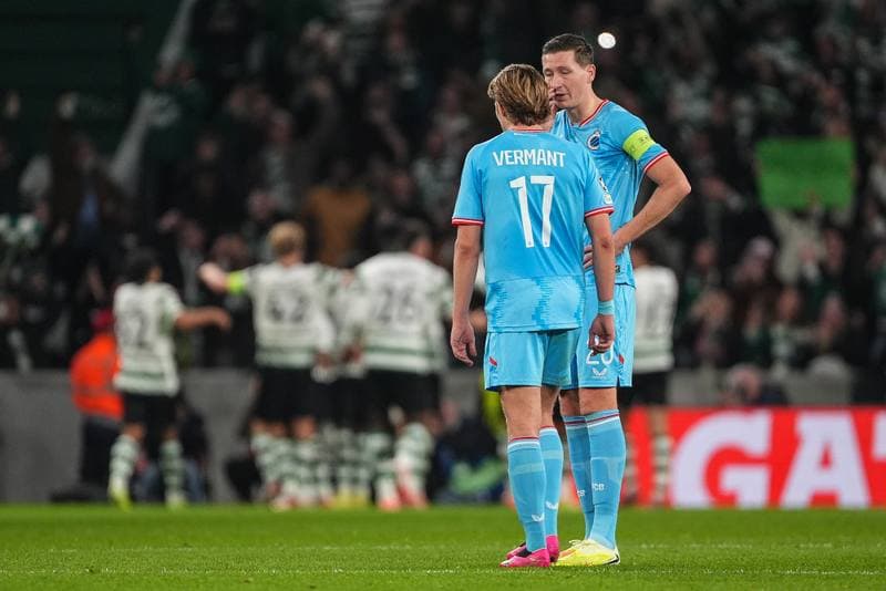 Football. UEFA Champions League. Sporting CP - Club Brugge. 26.11.2025