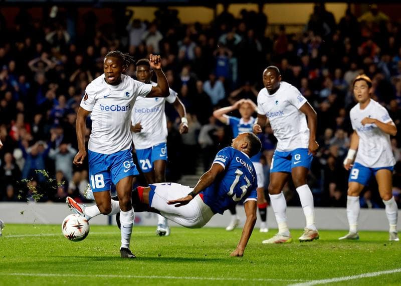 Football. UEFA Europa League. Rangers - KRC Genk. 25.09.2025