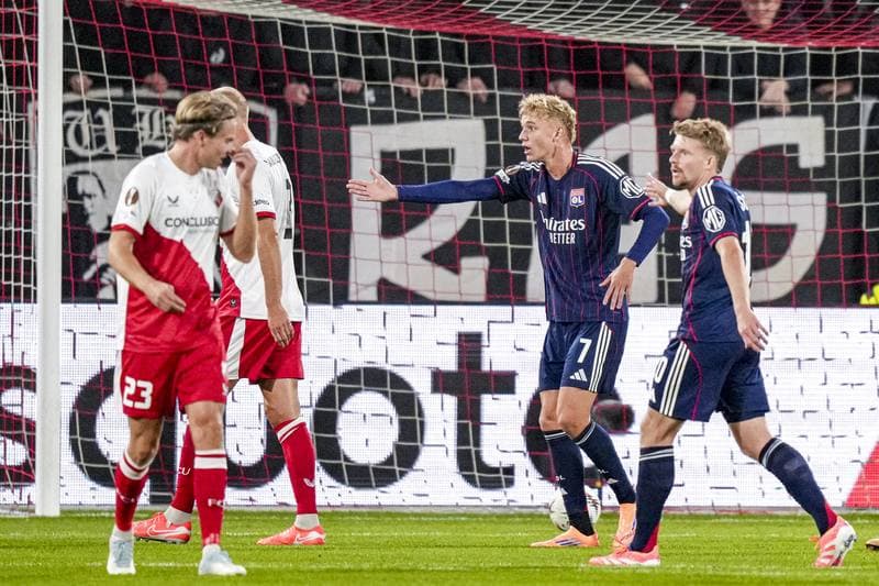 Football. UEFA Europa League. FC Utrecht - Olympique Lyon. 25.09.2025
