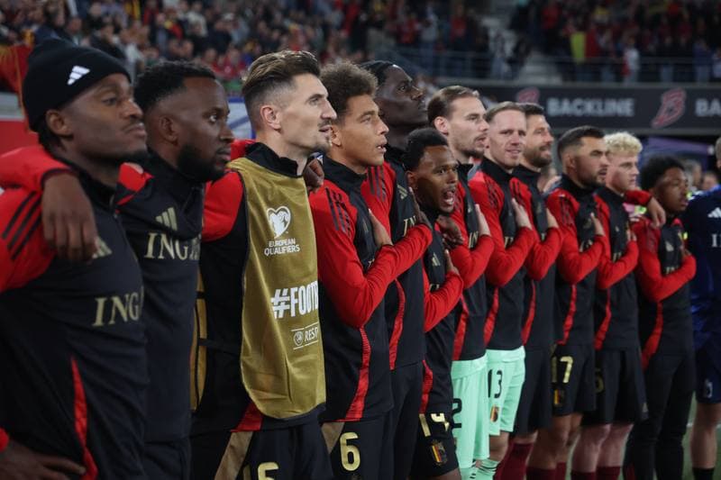Football. FIFA World Cup Qualifiers. Belgium - North Macedonia. 10.10.2025