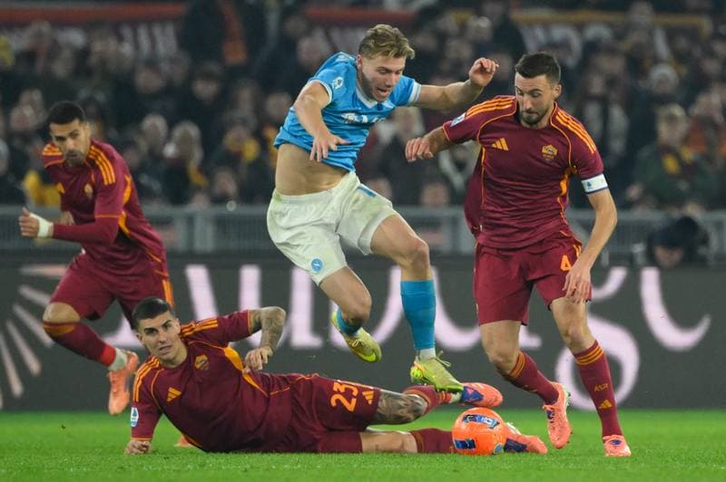 Football. Serie A. AS Roma - SSC Napoli. 30.11.2025
