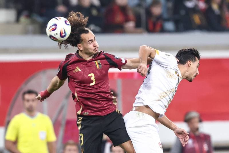 Football. FIFA World Cup Qualifiers. Belgium - North Macedonia. 10.10.2025