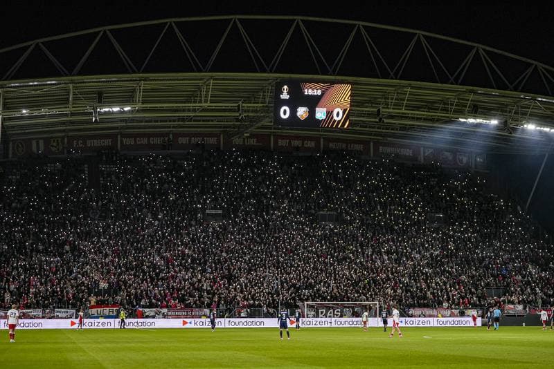 Football. UEFA Europa League. FC Utrecht - Olympique Lyon. 25.09.2025