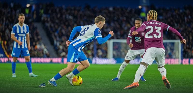 Football. Premier League. Brighton and Hove Albion - Burnley. 03.01.2026