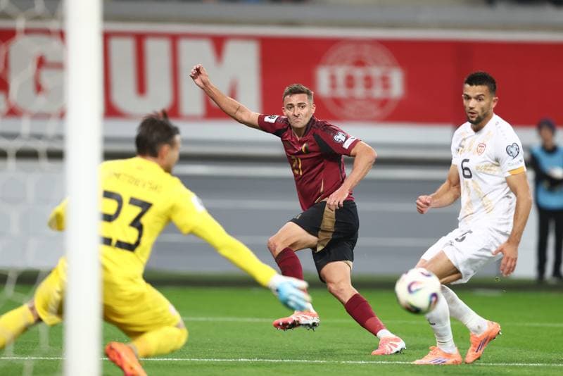 Football. FIFA World Cup Qualifiers. Belgium - North Macedonia. 10.10.2025