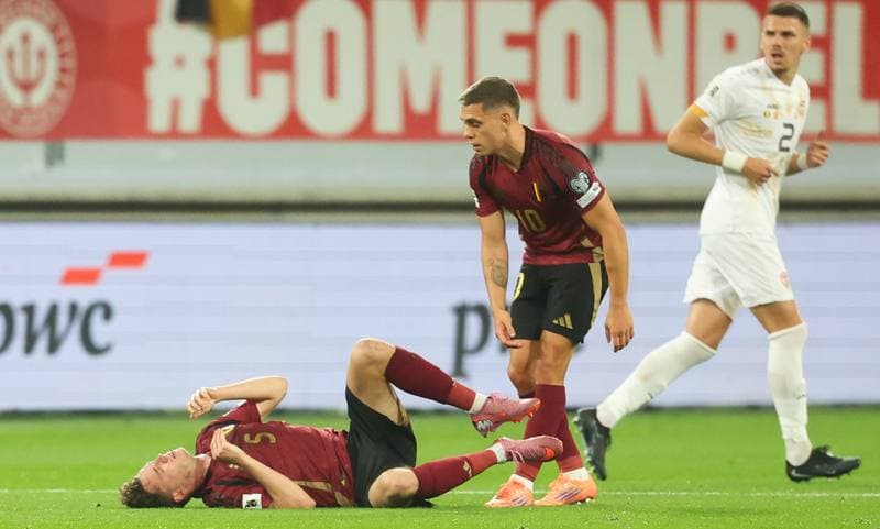 Football. FIFA World Cup Qualifiers. Belgium - North Macedonia. 10.10.2025