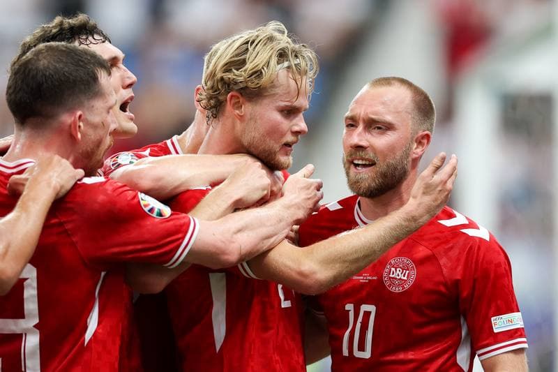 Football. UEFA EURO 2024. Denmark - England. 20.06.2024