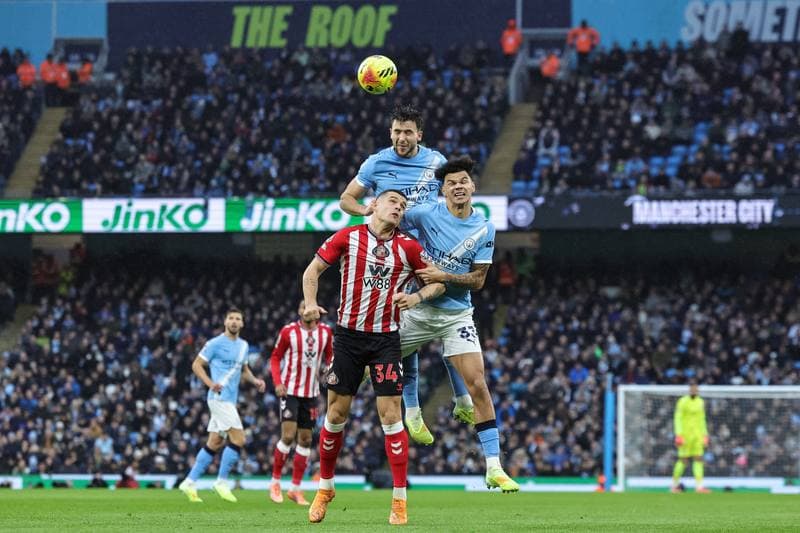 Football. Premier League. Manchester City - Sunderland. 06.12.2025