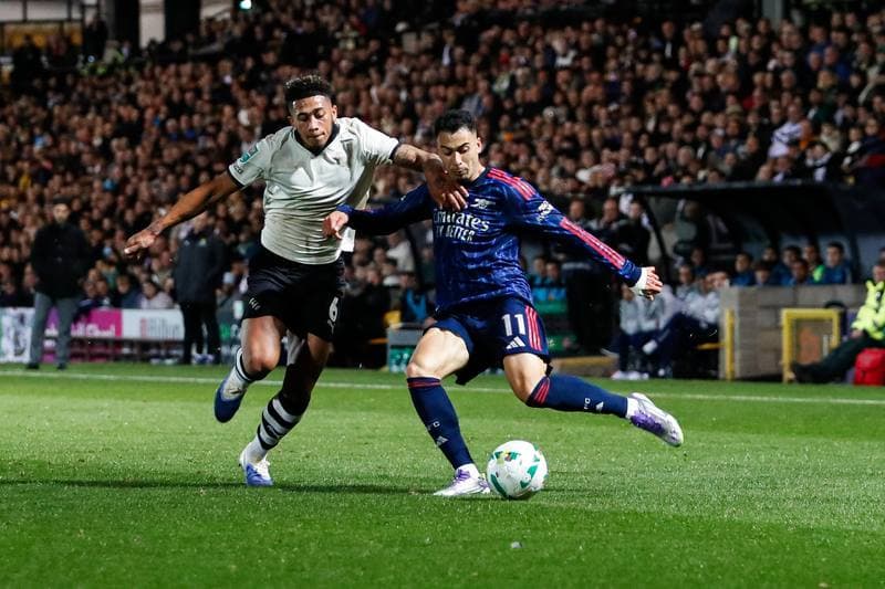 Football. Carabao Cup. Port Vale - Arsenal. 24.09.2025