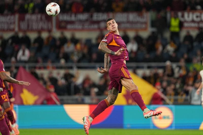Football. UEFA Europa League. AS Roma - FC Midtjylland. 27.11.2025