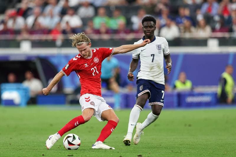 Football. UEFA EURO 2024. Denmark - England. 20.06.2024