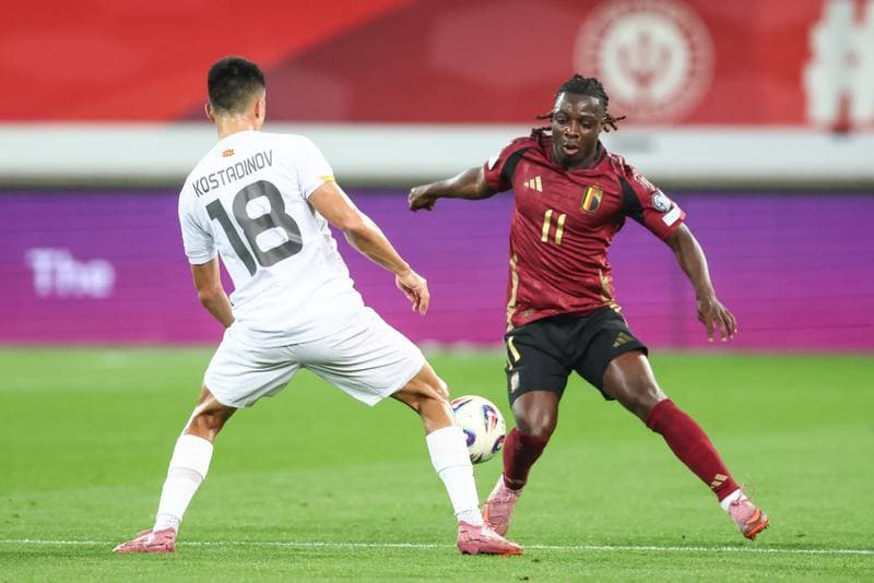 Football. FIFA World Cup Qualifiers. Belgium - North Macedonia. 10.10.2025