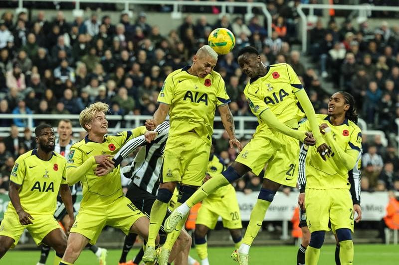 Football. Carabao Cup. Newcastle United - Tottenham Hotspur. 29.10.2025