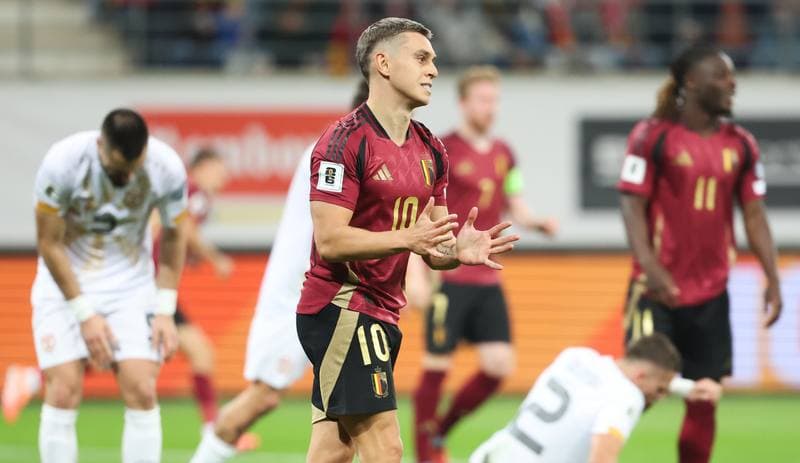 Football. FIFA World Cup Qualifiers. Belgium - North Macedonia. 10.10.2025