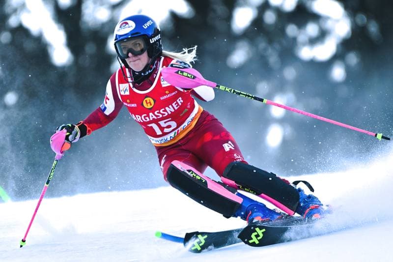 Alpine Skiing. Audi FIS World Cup. Women's Slalom. 04.01.2026