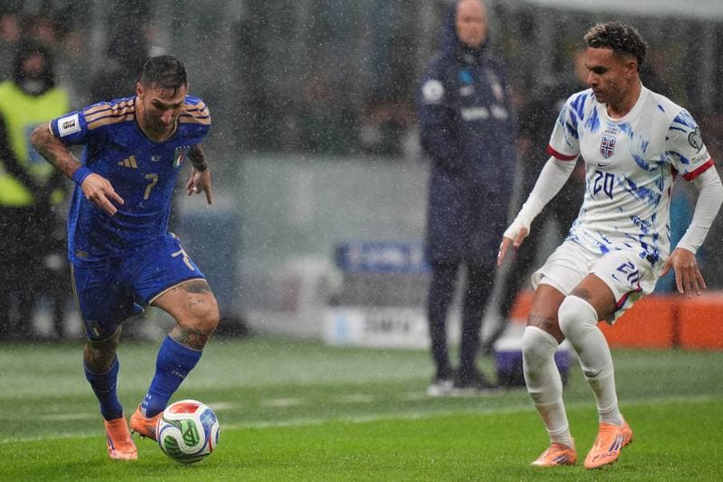 Football. FIFA World Cup Qualifiers. Italy - Norway. 16.11.2025