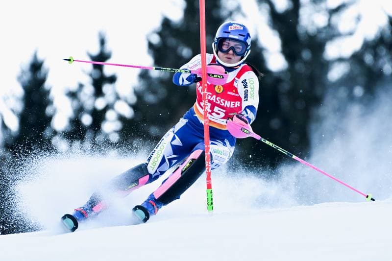 Alpine Skiing. Audi FIS World Cup. Women's Slalom. 04.01.2026