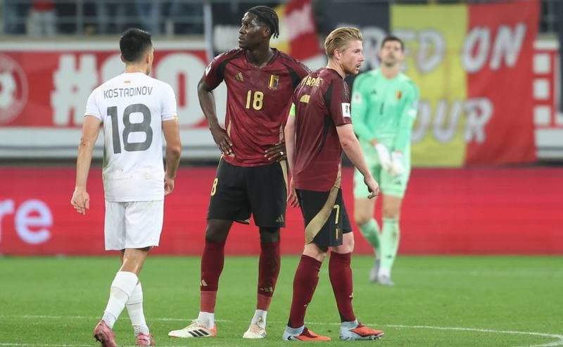 Football. FIFA World Cup Qualifiers. Belgium - North Macedonia. 10.10.2025