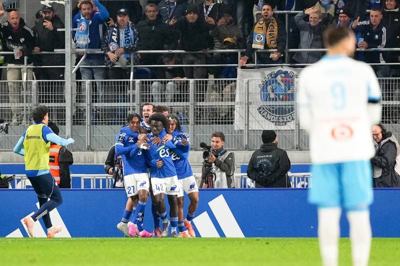 Football. Ligue 1. RC Strasbourg Alsace - Olympique de Marseille. 26.09.2025