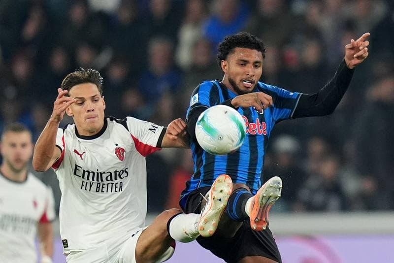 Football. Serie A. Atalanta - AC Milan. 28.10.2025