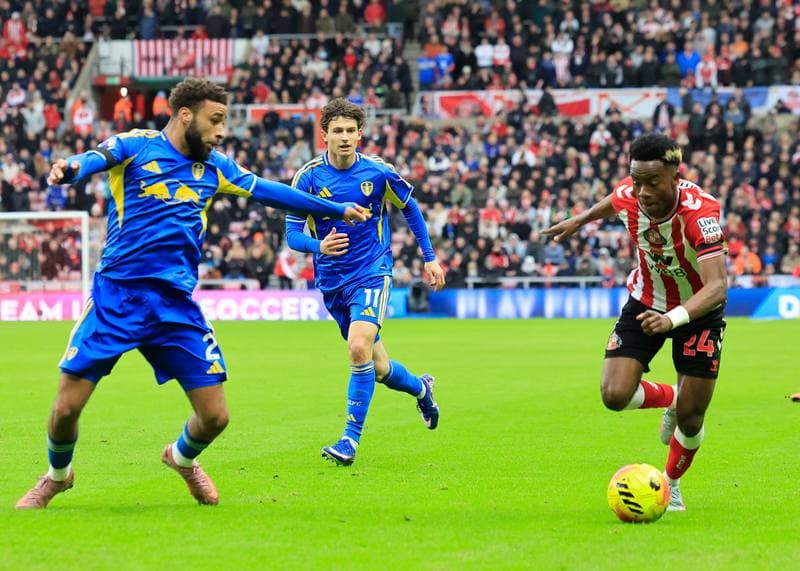 Football. Premier League. Sunderland - Leeds United. 28.12.2025