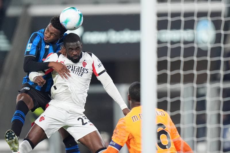 Football. Serie A. Atalanta - AC Milan. 28.10.2025