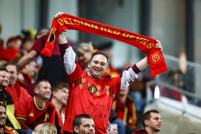 Football. FIFA World Cup Qualifiers. Belgium - North Macedonia. 10.10.2025