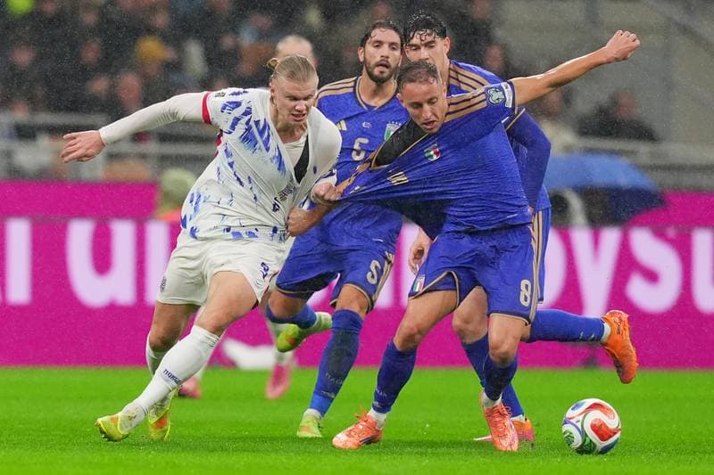 Football. FIFA World Cup Qualifiers. Italy - Norway. 16.11.2025