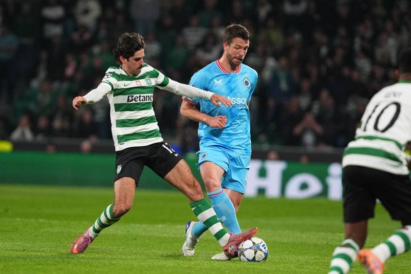 Football. UEFA Champions League. Sporting CP - Club Brugge. 26.11.2025