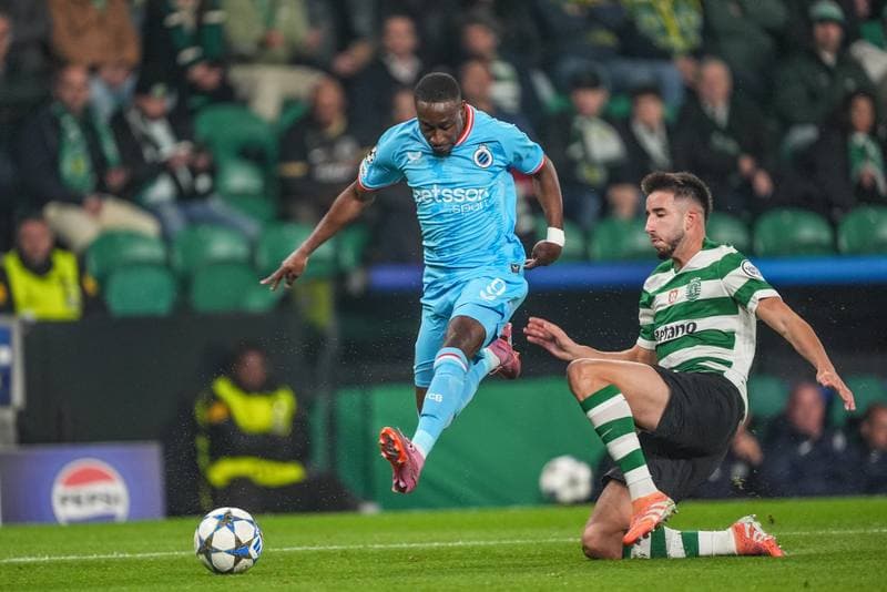 Football. UEFA Champions League. Sporting CP - Club Brugge. 26.11.2025