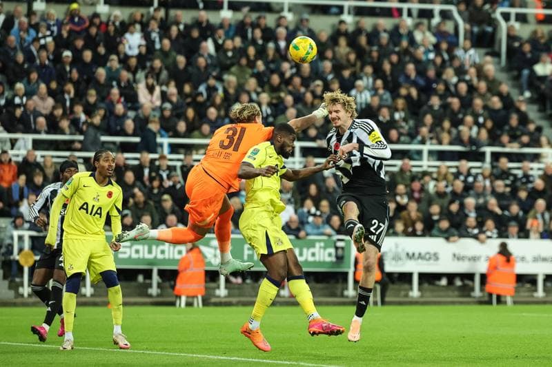 Football. Carabao Cup. Newcastle United - Tottenham Hotspur. 29.10.2025
