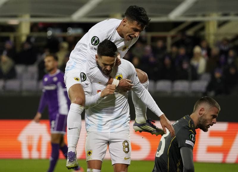 Football. UEFA Europa Conference League. Fiorentina - AEK Athens. 27.11.2025