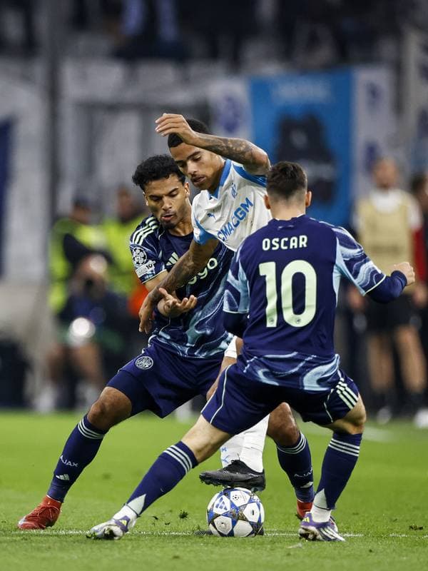 Football. UEFA Champions League. Olympique Marseille - Ajax. 30.09.2025