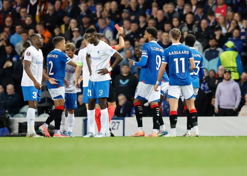 Football. UEFA Europa League. Rangers - KRC Genk. 25.09.2025