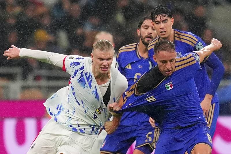 Football. FIFA World Cup Qualifiers. Italy - Norway. 16.11.2025