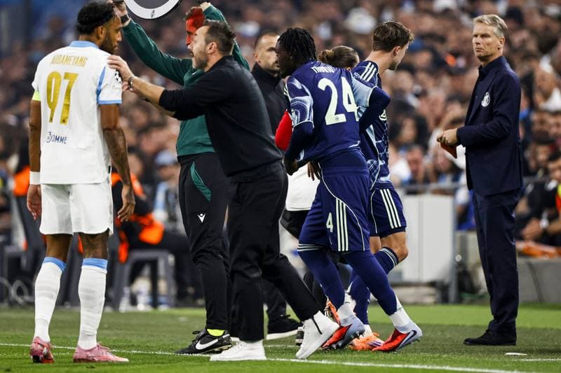 Football. UEFA Champions League. Olympique Marseille - Ajax. 30.09.2025
